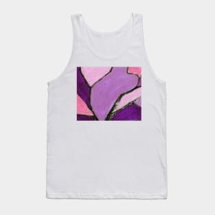 Abstract Painting 2c6 Fandango Fuchsia Lavender Tank Top